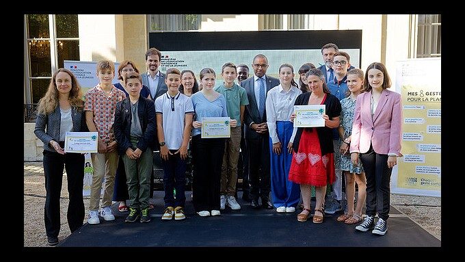 Les éco-délégués : lauréat national du prix de l'action éco-déléguée